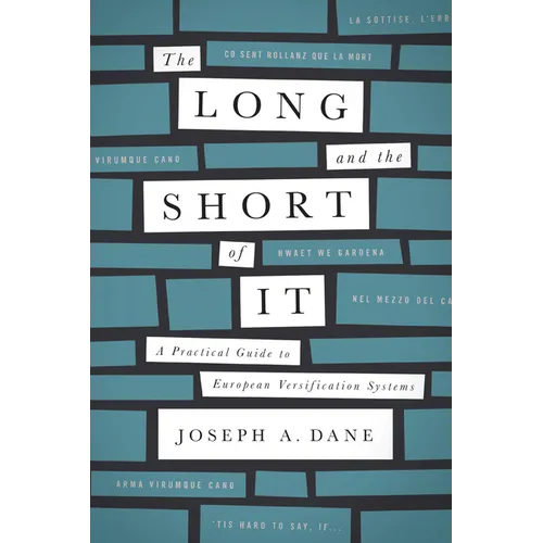 The Long and the Short of It: A Practical Guide to European Versification Systems