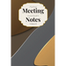 My Boring Meeting Survival Guide & Notes: 6x9 Meeting Notebook and Puzzle Book