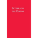 Letters to the Editor