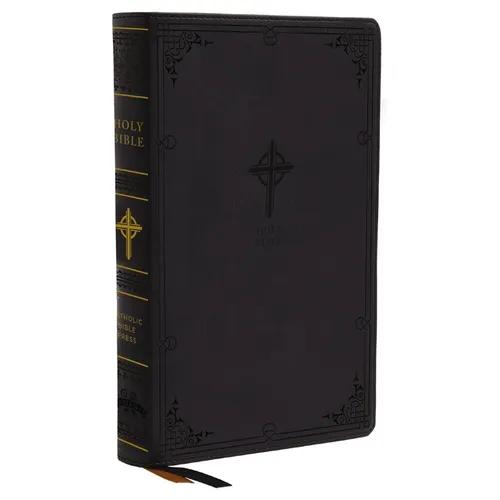 Nabre, New American Bible, Revised Edition, Catholic Bible, Large Print Edition, Leathersoft, Black, Comfort Print: Holy Bible