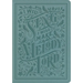 ESV Single Column Journaling Bible, Large Print (Trutone, Paris Sky, Judges 5:3 Design)