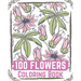 100 Flowers Coloring Book: flowers coloring books for adults relaxation, flower coloring book easy