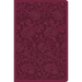 ESV Value Compact Bible (Trutone, Raspberry, Floral Design)