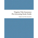Virginia Title Insurance PreLicensing Study Guide