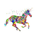 Colorful Unicorn Notebook: 100 Pages 8.5" X 11" Wide Ruled Line Paper