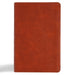 CSB Large Print Personal Size Reference Bible, Digital Study Edition, Burnt Sienna Leathertouch, Indexed