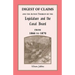 Digest of Claims and the Action Thereon by the Legislature and the Canal Board, from 1866 to 1870: Together With the Awards Made By the Board of Canal