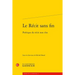 Le Recit Sans Fin: Poetique Du Recit Non Clos