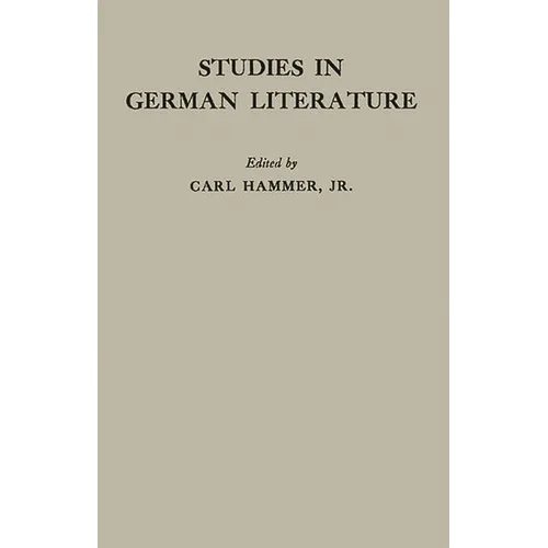 Studies in German Literature
