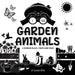 I See Garden Animals: A Newborn Black & White Baby Book (High-Contrast Design & Patterns) (Hummingbird, Butterfly, Dragonfly, Snail, Bee, Spider, Snak