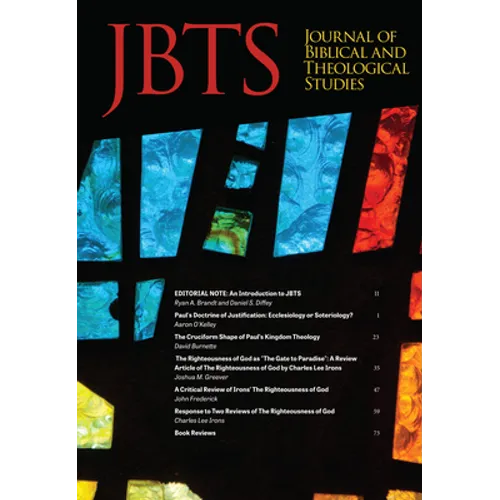 Journal of Biblical and Theological Studies - Paperback