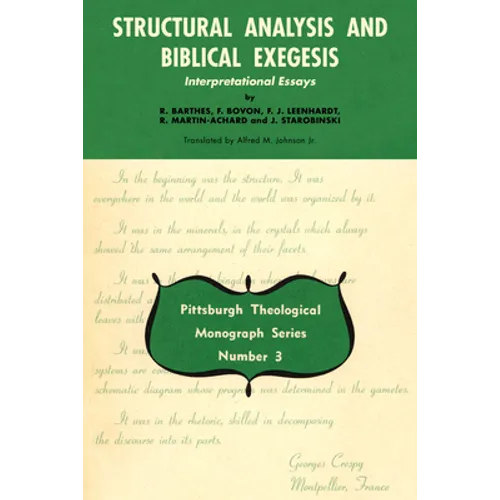 Structural Analysis and Biblical Exegesis