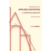 Introduction to Applied Statistics: A Modelling Approach