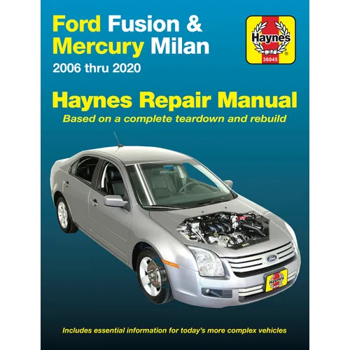 Ford Fusion 2006-20 & Mercury Milan 2006-11