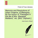 Memoirs and Resolutions of Adam Graeme, of Messgray ... by the Author of "Passages in the Life of Mrs. Margaret Maitland," Etc. [Mrs. Oliphant.]