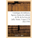 Catalogue de tableaux, de différentes écoles, des figures et bustes de marbre et autres objets: du cabinet de M. de La Live de Jully. Vente, 5 mars 17