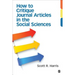 How to Critique Journal Articles in the Social Sciences