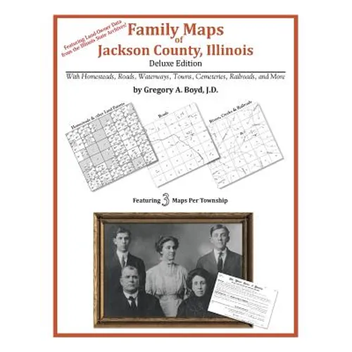 Family Maps of Jackson County, Illinois