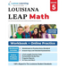 LEAP Test Prep: 5th Grade Math Practice Workbook and Full-length Online Assessments: LEAP Study Guide