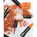 My Make Up Designs: Book of face chart templates for make up artist designers creations. Perfect for teens, students & professionals. Orange design