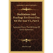 Meditations And Readings For Every Day Of The Year V1, Part I: Selected From The Writings Of Saint Alphonsus