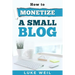 Luke Weil's How To Monetize A Small Blog