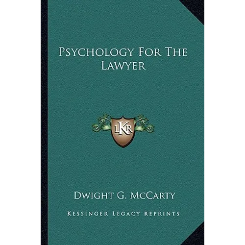 Psychology For The Lawyer