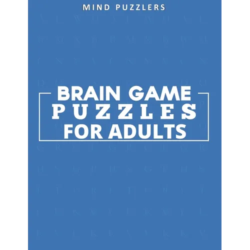 Brain Game Puzzles for Adults: Sudoku, Word and Number Search & Find Activity Book