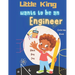 Little King Wants To Be An Engineer: Black Boy Joy Coloring Book