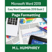 Word 2019 Page Formatting
