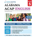 Alabama Comprehensive Assessment Program Test Prep: Grade 5 English Language Arts Literacy (ELA) Practice Workbook and Full-length Online Assessments: