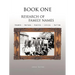 Book One Research of Family Names: Cramer - Watson - Husted - Levick - Sutton