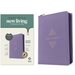 NLT Compact Giant Print Zipper Bible, Filament Enabled (Leatherlike, Diamond Lavender, Indexed, Red Letter)