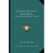 Essays On Two Moderns: Euripides And Samuel Butler