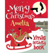 Merry Christmas Amelia - Xmas Activity Book: (Personalized Children's Activity Book)