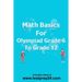 Math basics for Olympiad Grade 6 to Grade 12