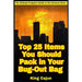 Top 25 Items You Should Pack in Your Bug-Out Bag