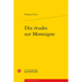 Dix Etudes Sur Montaigne
