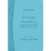 El Campo de Batalla de la Mente - Biblia Rvr1960 (Sentipiel, Azul Turquesa Claro): Renueva Tu Mente Con El Poder de la Palabra de Dios