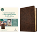 NLT Chronological Life Application Study Bible, Second Edition (Leatherlike, Heritage Oak Brown)