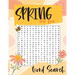 Spring Into Fun Word Search: A Spring Themed Word Find Puzzle Book, Large Print Easter Puzzle for Adults and Teens
