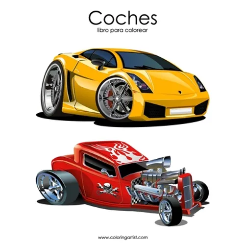 Coches libro para colorear 1