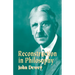 Reconstruction in Philosophy