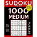 Sudoku Book 1,000 Medium Puzzles: Sudoku Puzzle Book With Only One Level of Difficulty