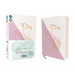 Niv, Journal the Word Bible for Teen Girls, Cloth Over Board, Lavender/White, Red Letter: Includes Over 450 Journaling Prompts!