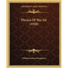 Physics Of The Air (1920)