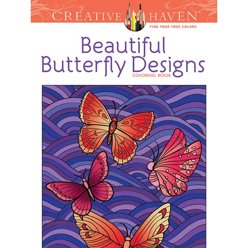 Beautiful Butterfly Designs Coloring Book