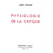 Physiologie de la Critique