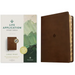 NLT Life Application Study Bible, Third Edition, Large Print (Leatherlike, Rustic Brown Leaf, Indexed, Red Letter)