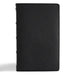 NASB Single-Column Personal Size Bible, Holman Handcrafted Collection, Black Premium Goatskin